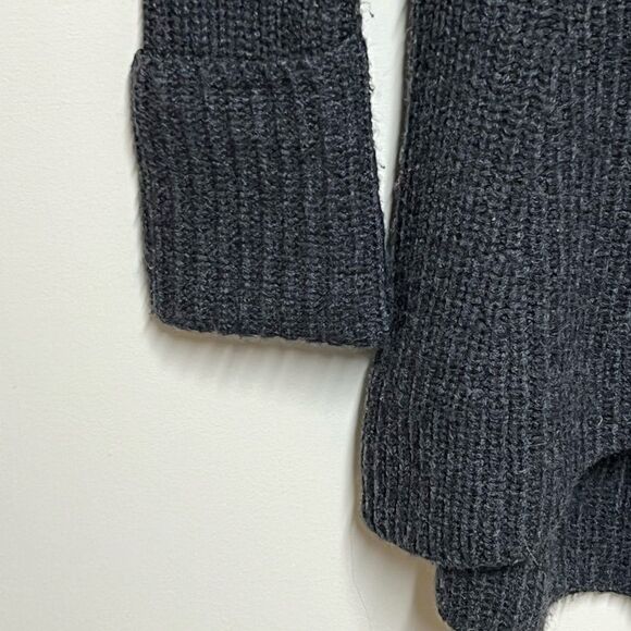 INTERMIX
Gina Zip-Up Grey Fit and Flare Chunky Cable Knit Wool Cardigan Sz S - Picture 3 of 7